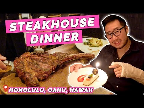 ICONIC STEAKHOUSE! || [Honolulu, Oahu, Hawaii] Felix's Birthday!
