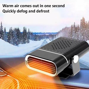 SINGOMON Car Heater 12V 150W Portable 2 in 1 Fast Cooling and Heating Fan Rotating Defrosting and Demisting (Black) - Walmart.com