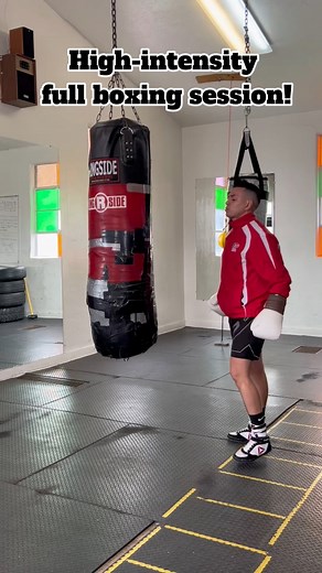 High Intensity full boxing workout! #boxing #boxingworkout #boxingfitness #boxingtraining #BoxingLife #levelup | Boxing With Eddie