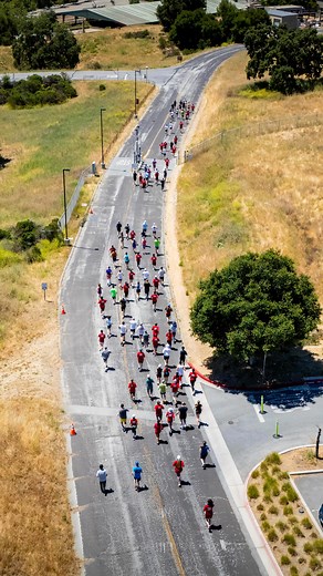 🏃🏃‍♀️ Run (or walk) fast for your friendly neighborhood national accelerator laboratory! Last month, SLAC held our 49th annual walk/run after few years off. Employees had the chance to race along our linear accelerator, got spritzed and refreshed at water stations, and enjoyed post-race activities at our sports center. 🏆 Congrats to our winners, Mike Polidori and Jennifer Wierman! | SLAC National Accelerator Laboratory