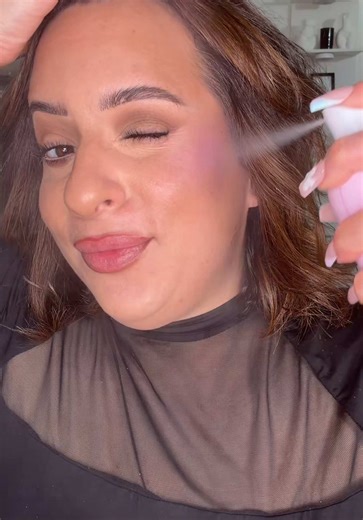 The moment I saw this on my for you page, I had to add the cart an aerosol, pink blush sign me up #pinkblush #affordablemakeup #airbrushblush #tiktokmademebuyit #blushspray