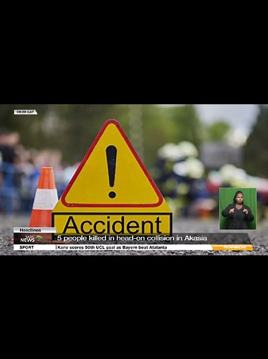 5 Killed in Pretoria Truck-Car Collision