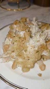 It's too hot to cook on the stove! Crockpot Creamy Chicken and noodles! Recipe in description!