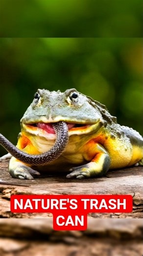 Bullfrog Eats Everything #shorts