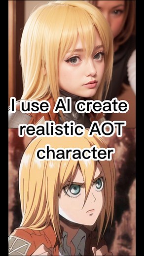 1.7K views · 36 reactions | Realistic Attack on titan character by AI | Gasia AI - ทำภาพ AI จ้า | Facebook