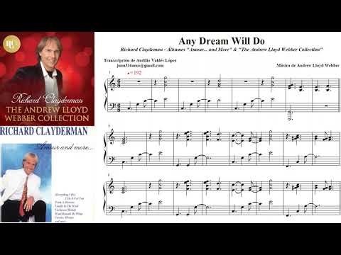 Any Dream Will Do - Partitura de Richard Clayderman