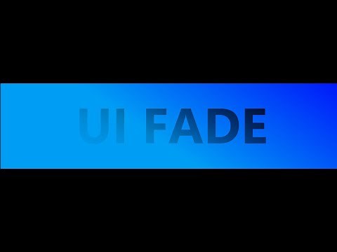 Fade Ui using animator unity tutorial | Easy way to fade out ui unity3d