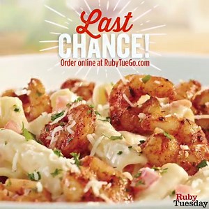 12K views · 98 reactions | Time is running out! Don’t miss your chance to feed the entire family for just $40. Choose 1 of 4 delicious pastas served with fresh garden salad and made-from-scratch garlic cheese biscuits. Order online today at RubyTueGo.com! | Ruby Tuesday | Facebook