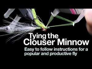 Tying the Clouser Minnow: easy to follow instruction for a popular and productive fly