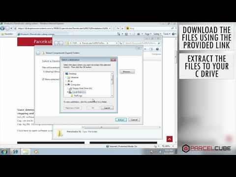 Parcelcube 2 minute installation