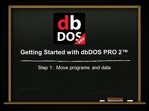 Introduction to dbDOS™ PRO 2 - Step 1 - Move your Data