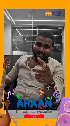 Kiran Tutorials on Instagram: ""Big announcement! 🤩 We're thrilled to introduce our next guest of honour, the one and only @akashmahyavanshi5 ! 🌟 Join us at Ahaan 2025 as he brings his unique energy to our grand annual day celebration! 🎉 Don't miss out! #Ahaan2025 #AkashMayavanci #KiranTutorials #AnnualDay#viralreels #trendingreels #viralreels"