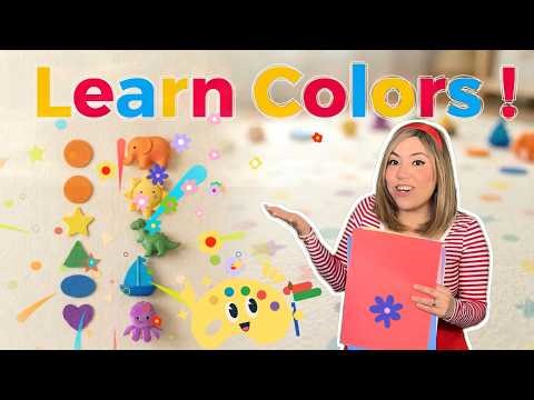 Learn Colors in Spanish & English for Toddlers 🎨🌈 | Bilingual Colors with Hola My Maria