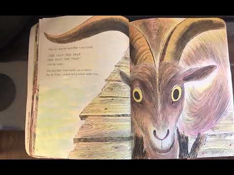 Three Billy Goats Gruff read along book by Paul Galdone.