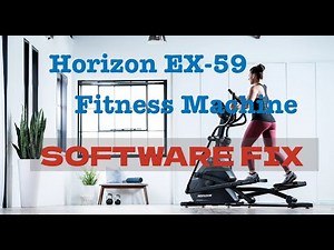 Horizon Elliptical Exercise Machine Software Fix