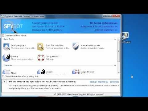 [#3] Spybot 2, Feature 1 - Start Center