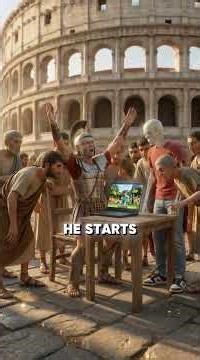 What Would Happen If You Brought Minecraft To Ancient Rome?