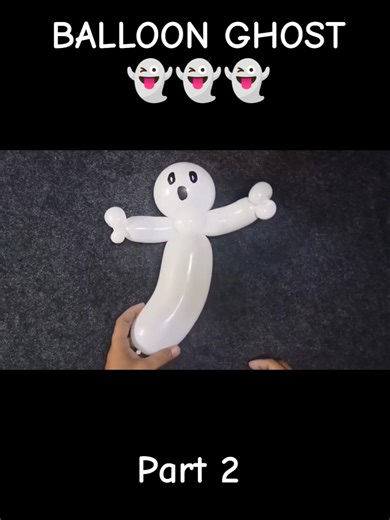 BALLOON GHOST TUTORIAL (PART 2) #balloons #ghost #halloween #spirit #diy #balloonart #balloondecor