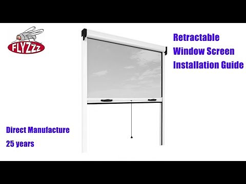 Mosquito net screen window installation (Easy) 2022