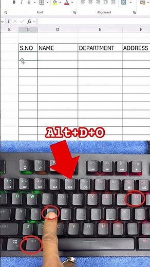 Computer Tricks for Excel Sheet Data Entry #keyboard #shortcutkeys #tricks #excel #exceltutorial