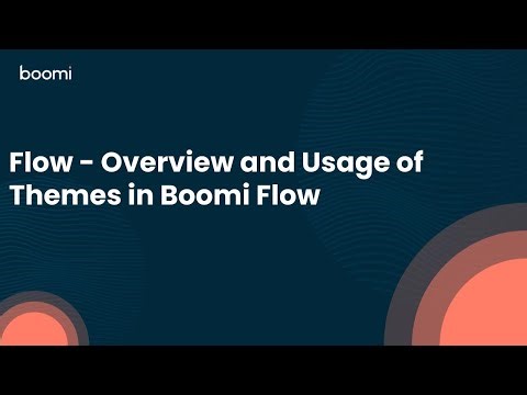 Flow - Overview and Usage of Themes in Boomi Flow