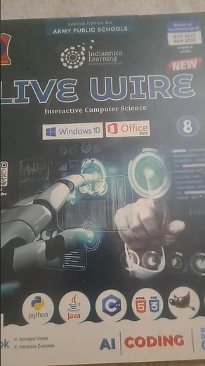 Class 8th Live wire #computer book #new syllabus #army #new