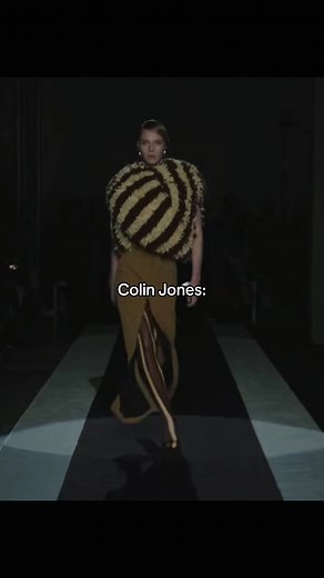 Colin Jones Model Runway for Missoni FW24 Fashion Show