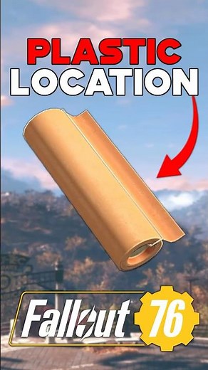 The BEST PLACE To Get PLASTIC In Fallout 76