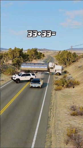 Realistic highway car crash #62