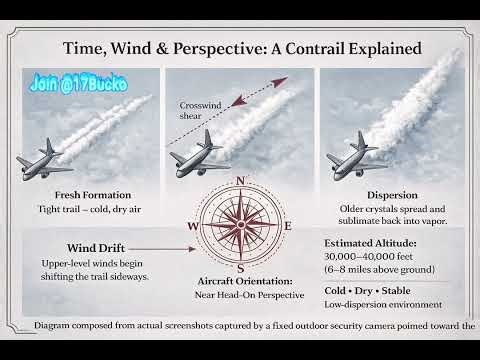 Contrail Drift Explained in 6 Seconds