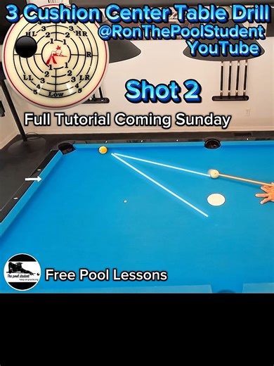 3 cushion position drill (Free Pool Lessons)