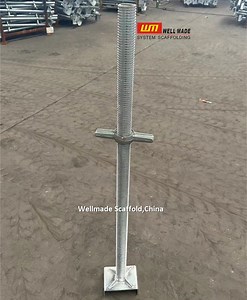 [Hot Item] Heavy Duty Od48mm U Head Screw Jack for 60mm Shoring Ringlock System