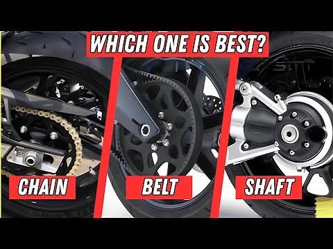 Chain Drive vs Belt Drive vs Shaft Drive in Motorcycles | Which is Better?