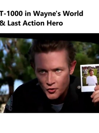 Robert Patrick as T-1000 in Wayne's World & Last Action Hero
