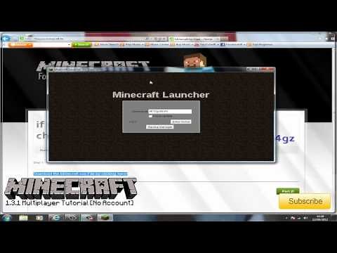 Minecraft: How to Play 1.3.1 Multiplayer without a Premium Account [Cracked Servers Only]
