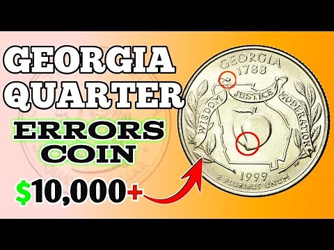 1999 Georgia Quarter Error - 1999 Georgia Quarter Worth Money - Error Georgia Quarter Worth Money