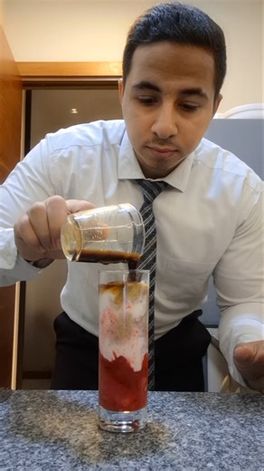 ايس كوفي فراوله 🍓😍 ة Strawberry iced coffee