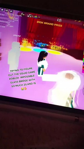 Roblox Squid Game: Impossible Glass Bridge Challenge