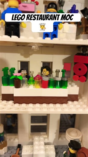LEGO Restaurant MOC 🍔🧑‍🍳#shorts #lego #legomoc