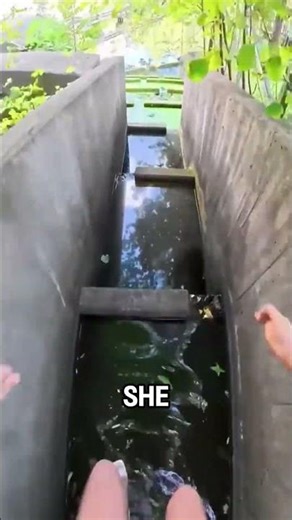 Jumping Over Water In Heels