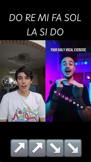 Reto Vocal con Beebop: DO RE MI FA SOL LA SI DO ↗️↗️↘️↘️ #videoviral #retovocal #clasesonline