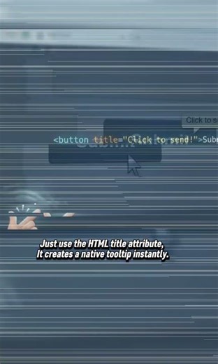 The HTML title attribute. #frontenddeveloper #fypyoutube #youtubeshorts #coding #html