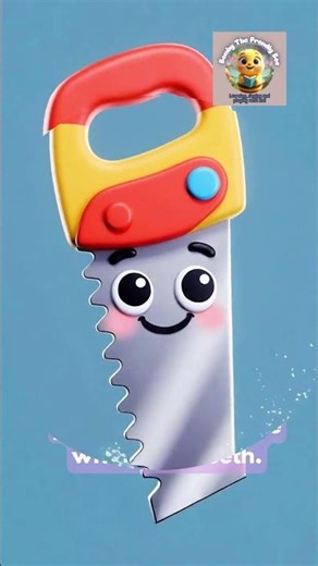 Let’s Get to Know Saw! 🪚 Learn Tools for Kids