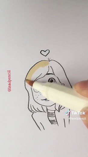 how to draw a girl #leadpencil