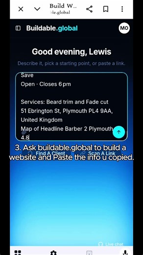 Build a professional website in seconds with buildable.global @buildable.global #fyp #viral