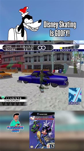 Disney Skateboarding?! #retrogaming #gaming #disney