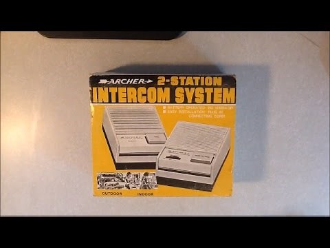 Radio Shack Archer 2-Station Intercom System Review