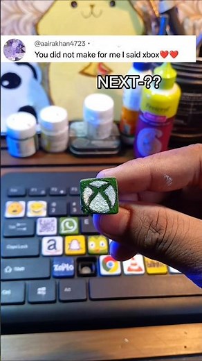 How to Customize Keyboard Keys: XBOX Logo Edition! ⌨️🎮 #shorts#diykeycaps #customkeyboard #xbox