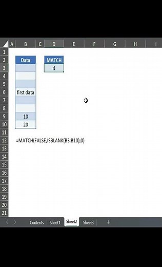 Excel Trick 😱 Find First Cell With Value in Seconds 🔥Find First Non-Blank Cell in Excel