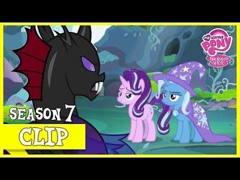 Starlight and Trixie Try to Talk to Pharynx (To Change a Changeling) | MLP: FiM [HD]
